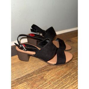 NWOT‎ Rock & Candy Nykita Black Sandals Size 6